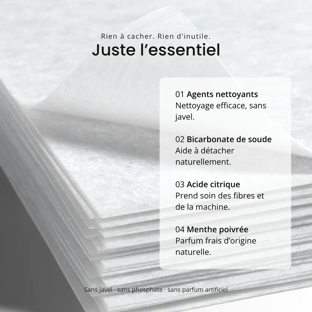 Feuilles de lessive