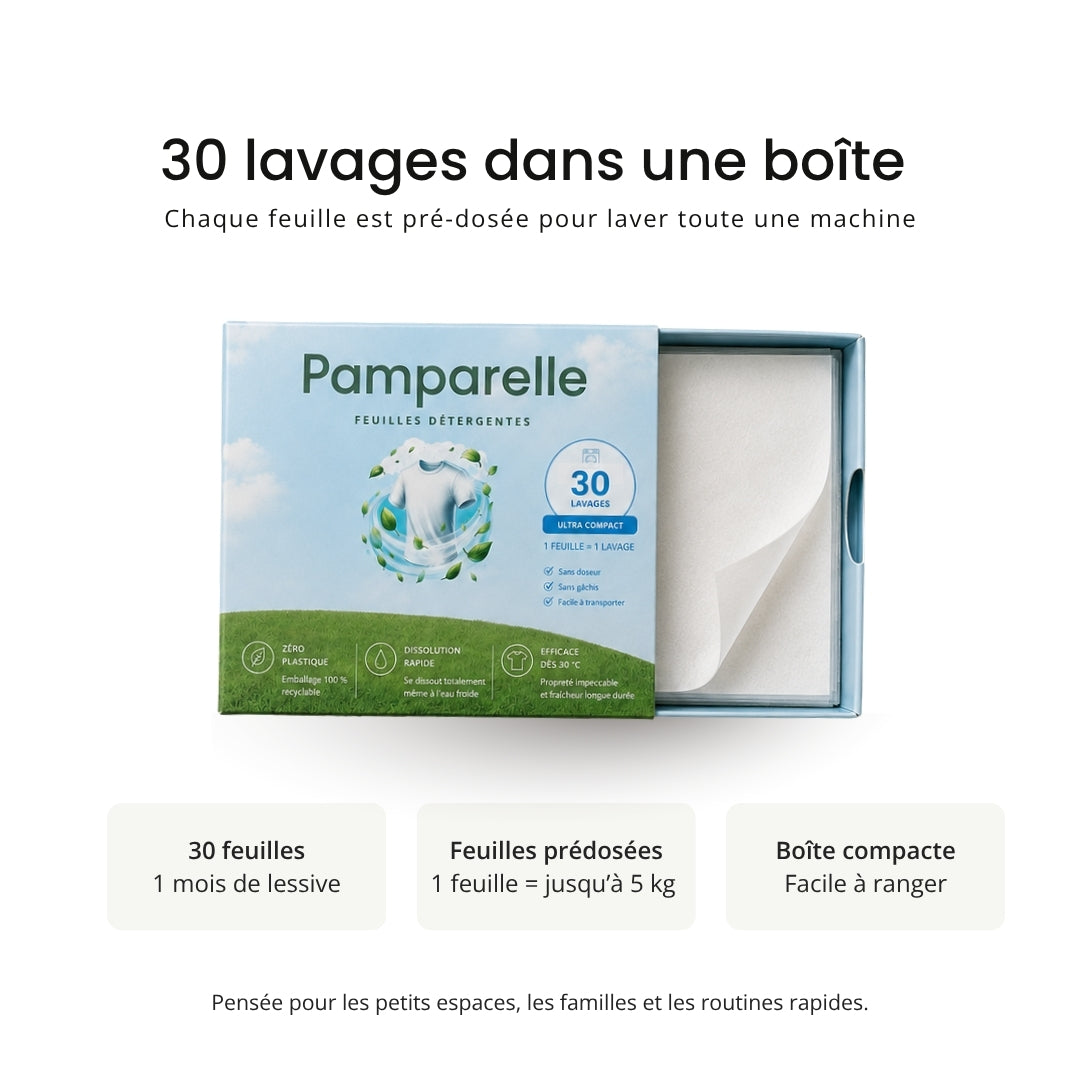 Feuilles de lessive